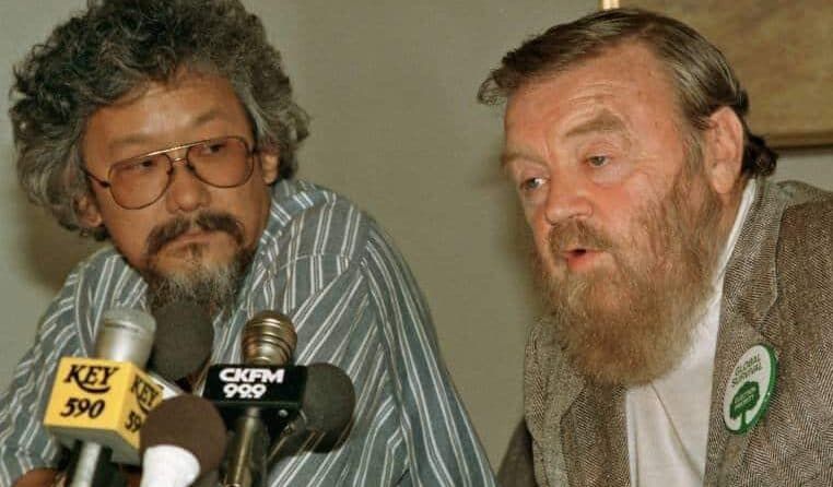 David Suzuki with Farley Mowat