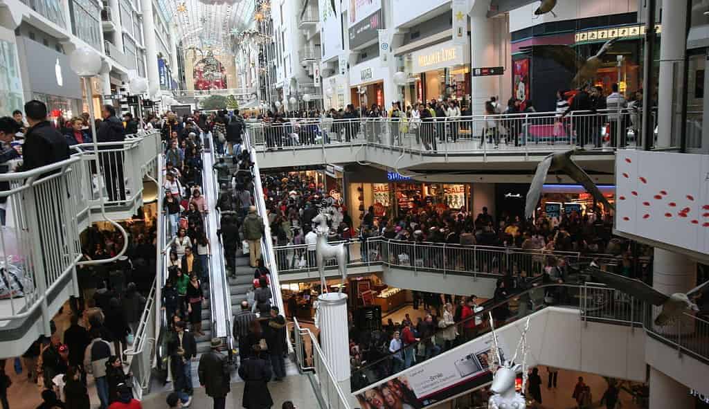 Boxing Day at the Toronto Eaton Centre